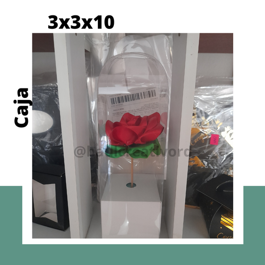 Caja de acetato para flores BSA