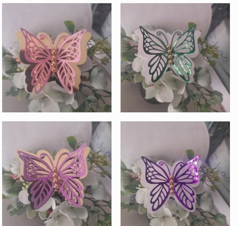 Mariposas 4.5 pulgadas 2 capas